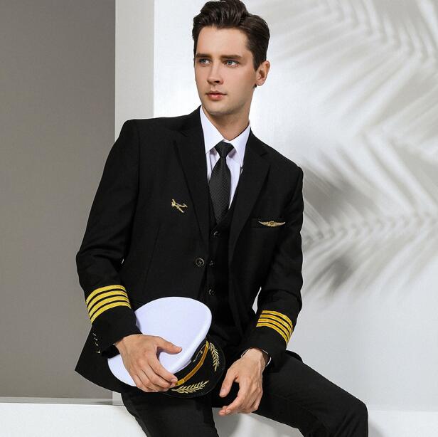 Men'S Formal Wear - Penerbangan Profesional Memakai Seragam Penerbang Pria
