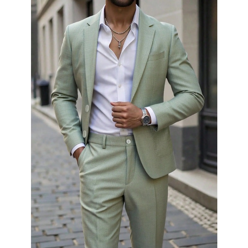 Men Formal Wear For Dinner - Setelan Jas & Celana Pria Warna
