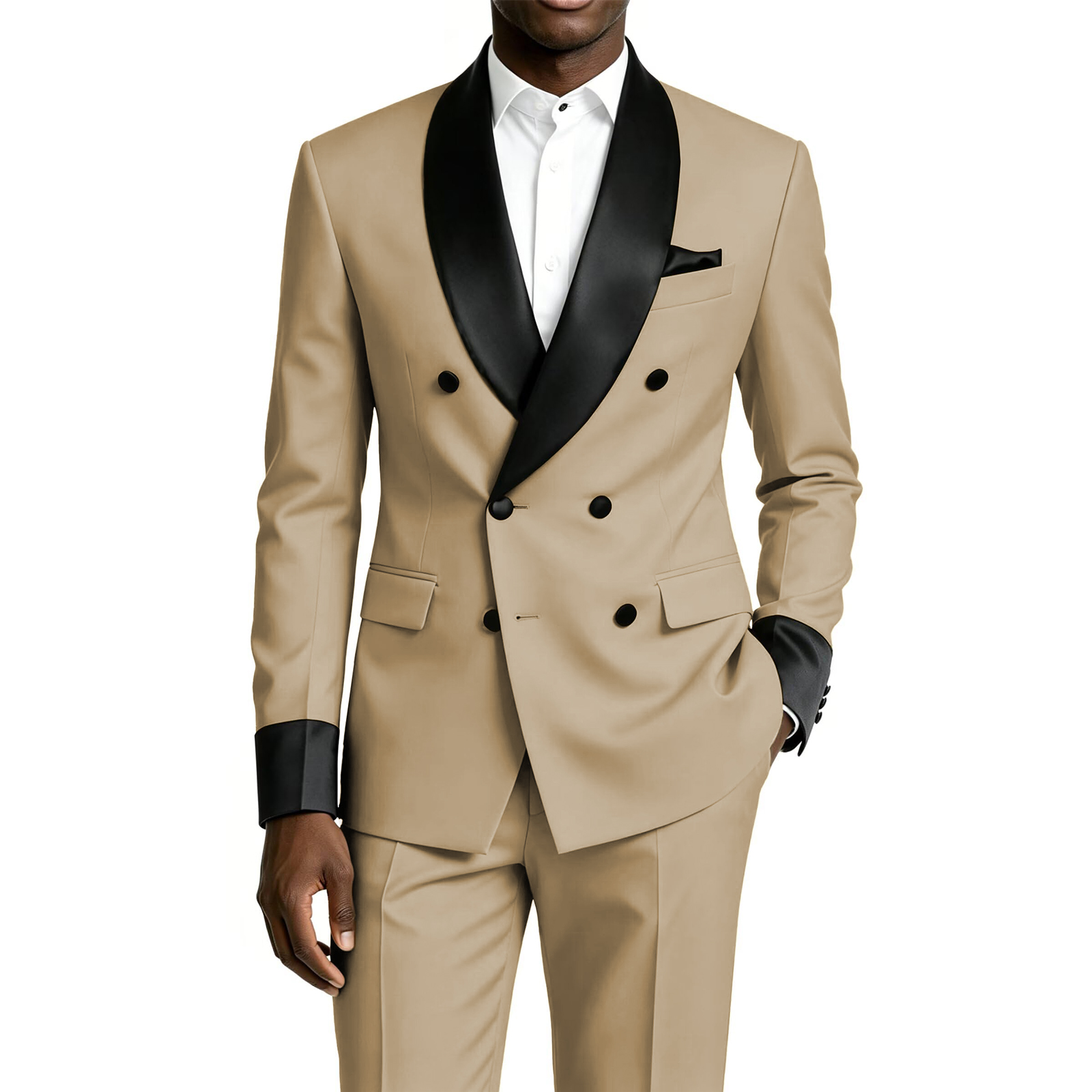 Men Formal Wear For Dinner - Setelan Tuxedo Pria 2 Potong Douuit