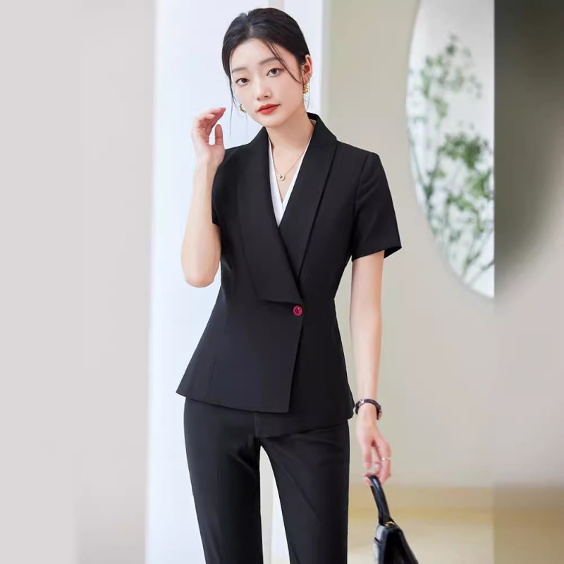Dress Pant Flat Front - Setelan Jas Formal Lengan Pendek Musim