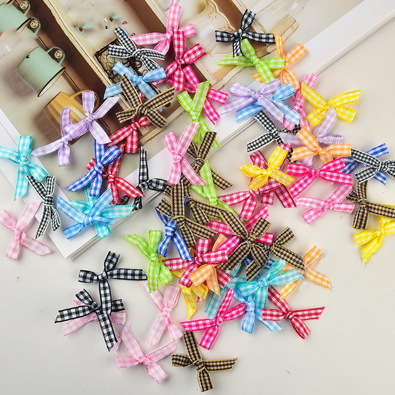 Satin Bow Tie - 100 buah dasi pita kupu-kupu Mini