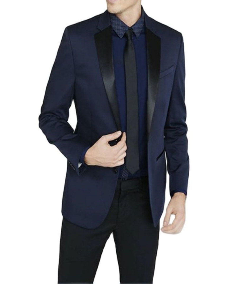 Men Formal Wear With Tie - Setelan Pria Ventilasi Tengah Tuksedo Pengantin