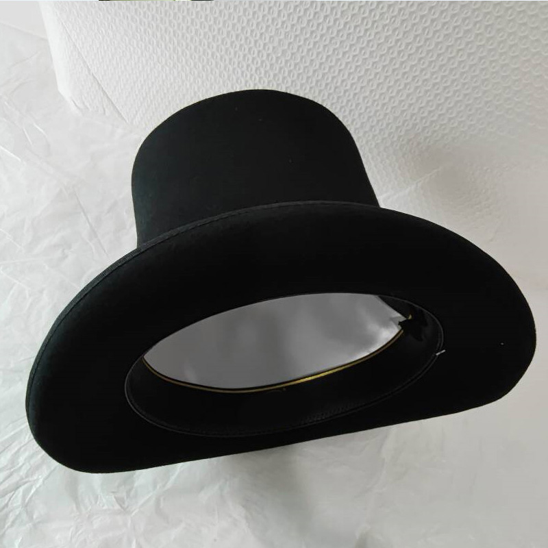 Victorian Men'S Formal Wear - Topi Tinggi Pria Bahan Wol Felt