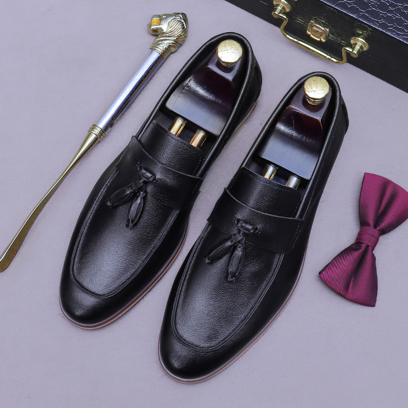 Men'S Formal Wear - Sepatu Loafer Kulit Asli Pria Model
