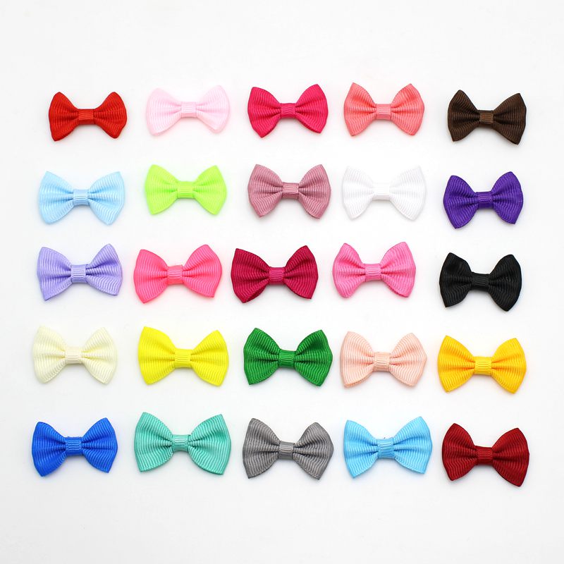 Satin Bow Tie - 50 Buah 35*25Mm Pita Satin Dekorasi
