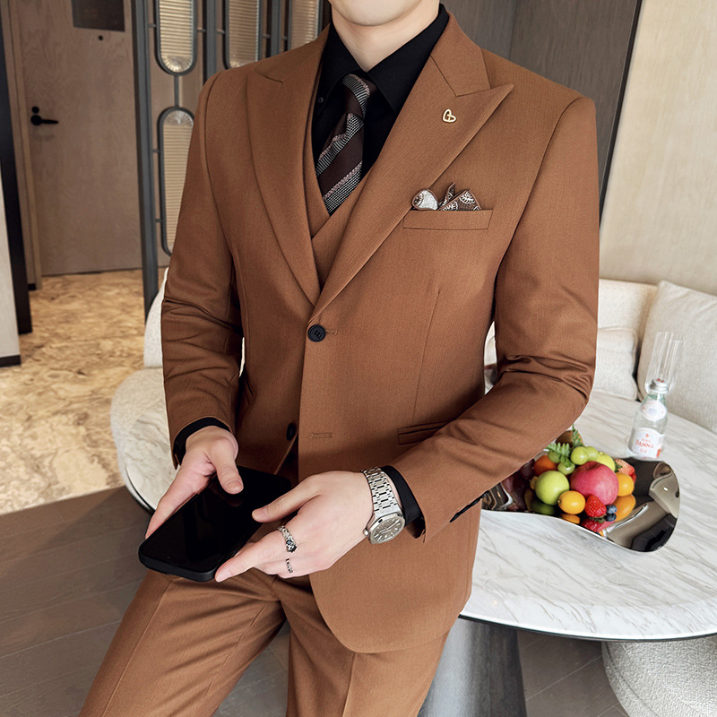 Setelan Pria Putih 3 Potong Sl - Men Formal Wear For Dinner ulasan dan harga