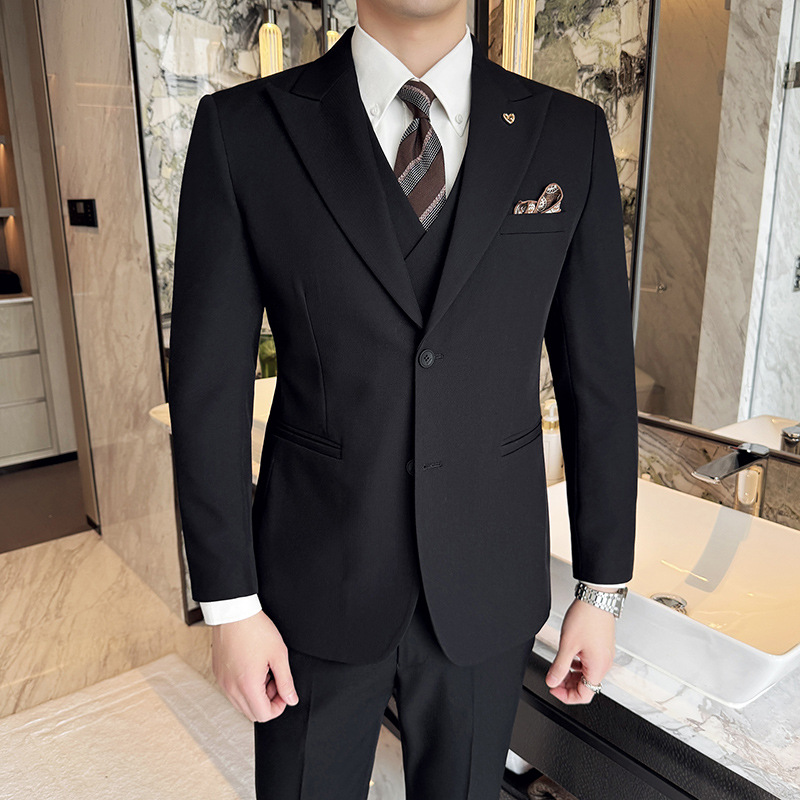 Setelan Pria Putih 3 Potong Sl - Men Formal Wear For Dinner ulasan dan harga