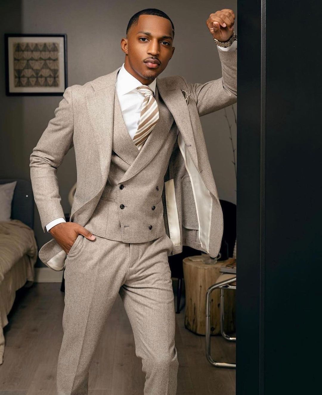 Setelan Pria Klasik Pesta Kasu - Men'S Formal Wear Waistcoat ulasan dan harga