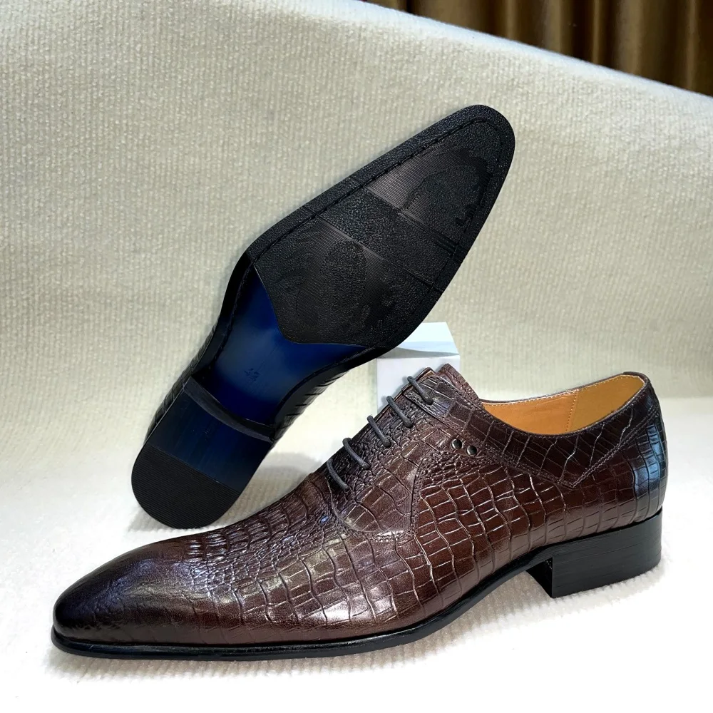 Sepatu Oxford Ujung Lancip Pri - Men'S Formal Wear In Wedding ulasan dan harga