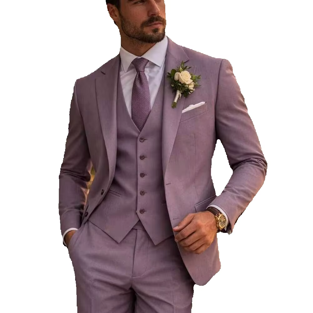 Setelan Pria 3 Potong Warna La - Men'S Formal Wear Waistcoat ulasan dan harga