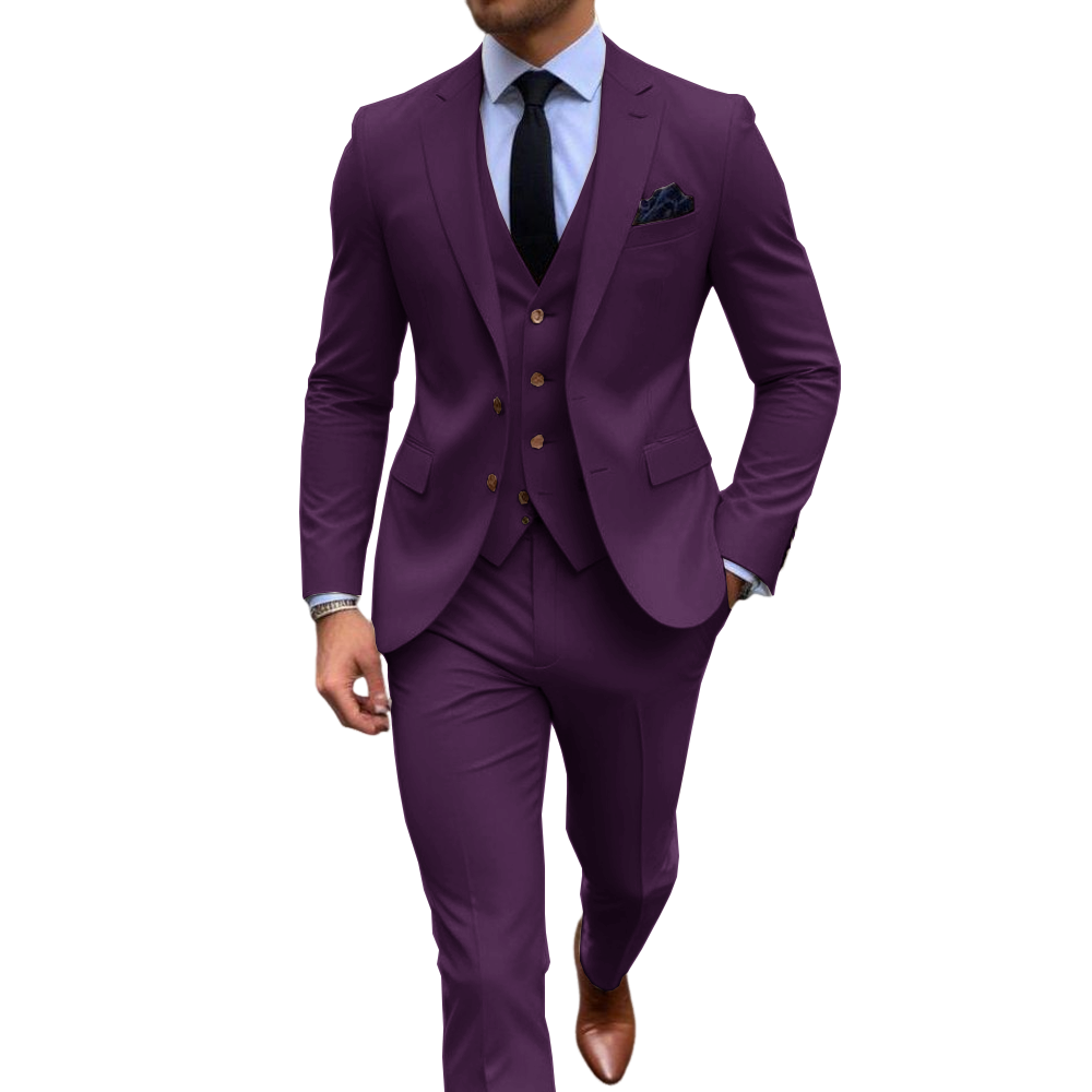 Jas Pria 3 Potong Warna Pink U - Men'S Formal Wear Attire ulasan dan harga