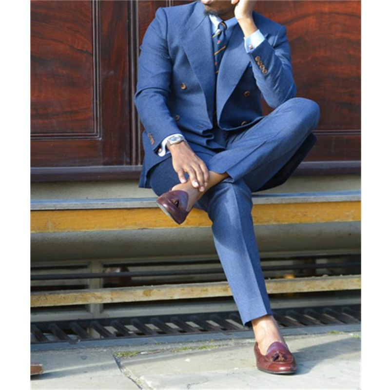 Jas Pria Formal Biru Gelap Dua - Men'S Formal Wear In Wedding ulasan dan harga