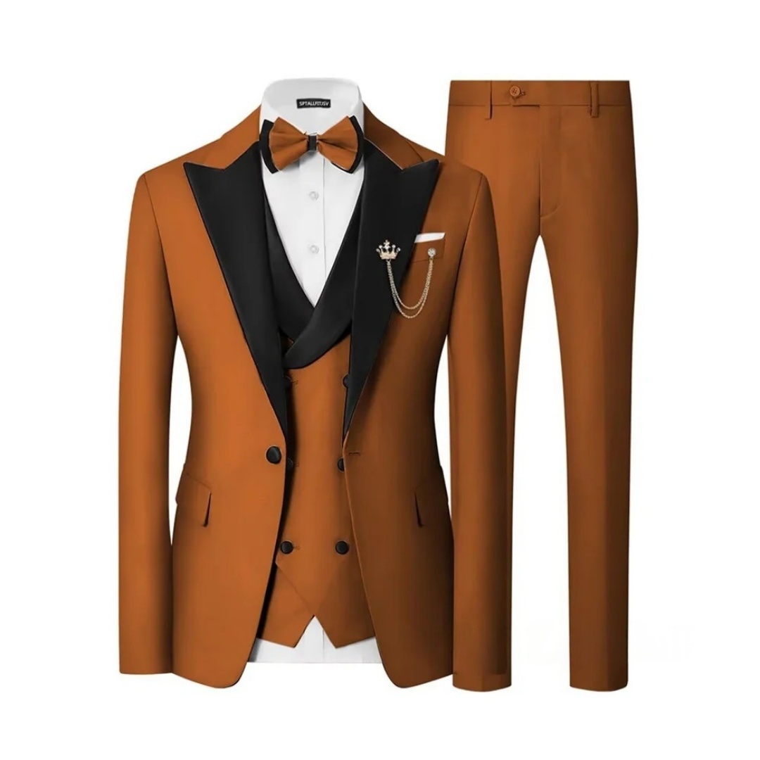 Setelan Jas Tuxedo Pria Slim F - Men Formal Wear For Dinner ulasan dan harga