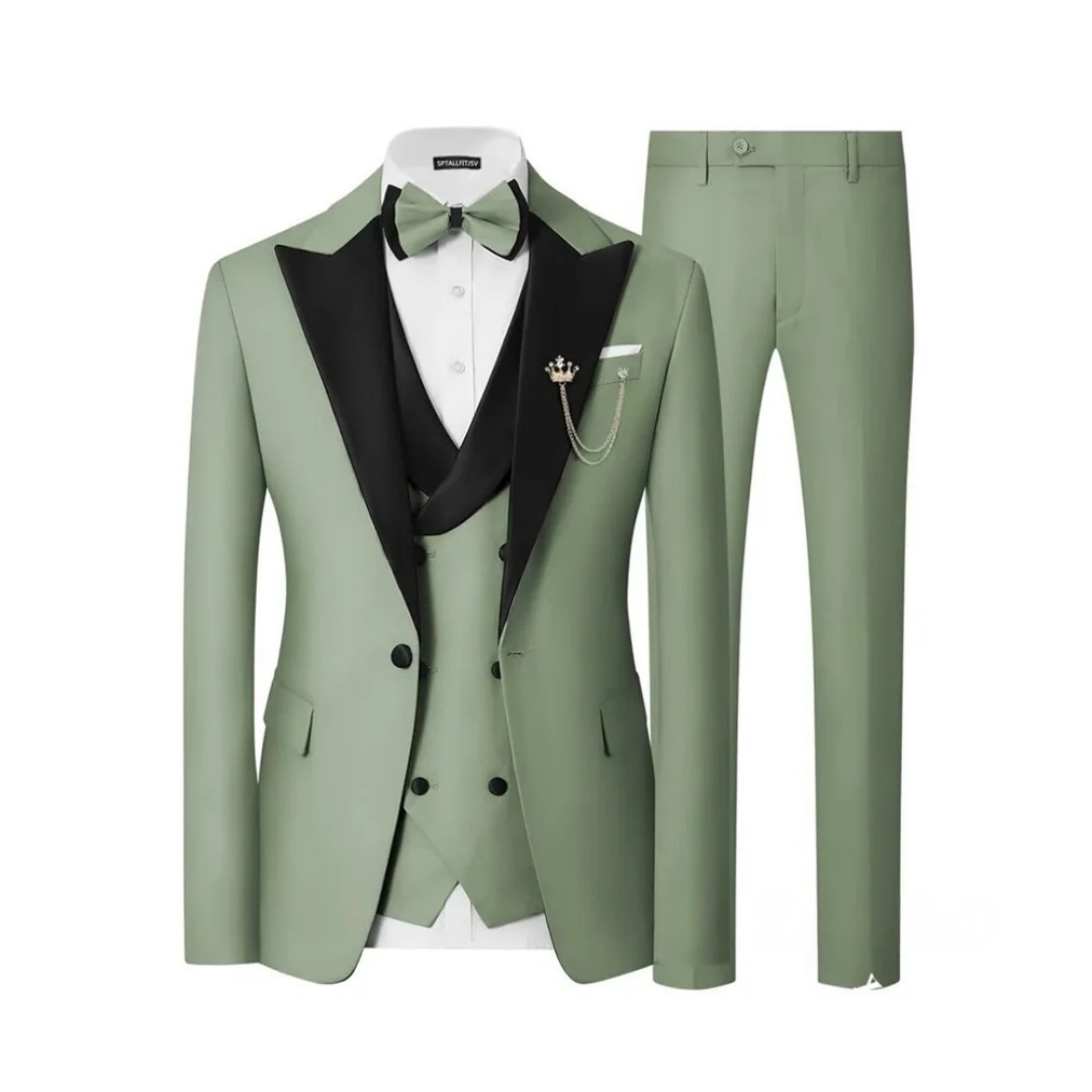 Setelan Jas Tuxedo Pria Slim F - Men Formal Wear For Dinner ulasan dan harga