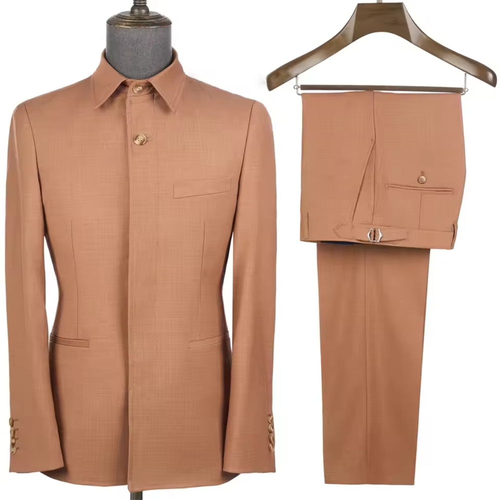 Setelan Safari Pria Buatan Khu - Men Formal Wear Pants ulasan dan harga