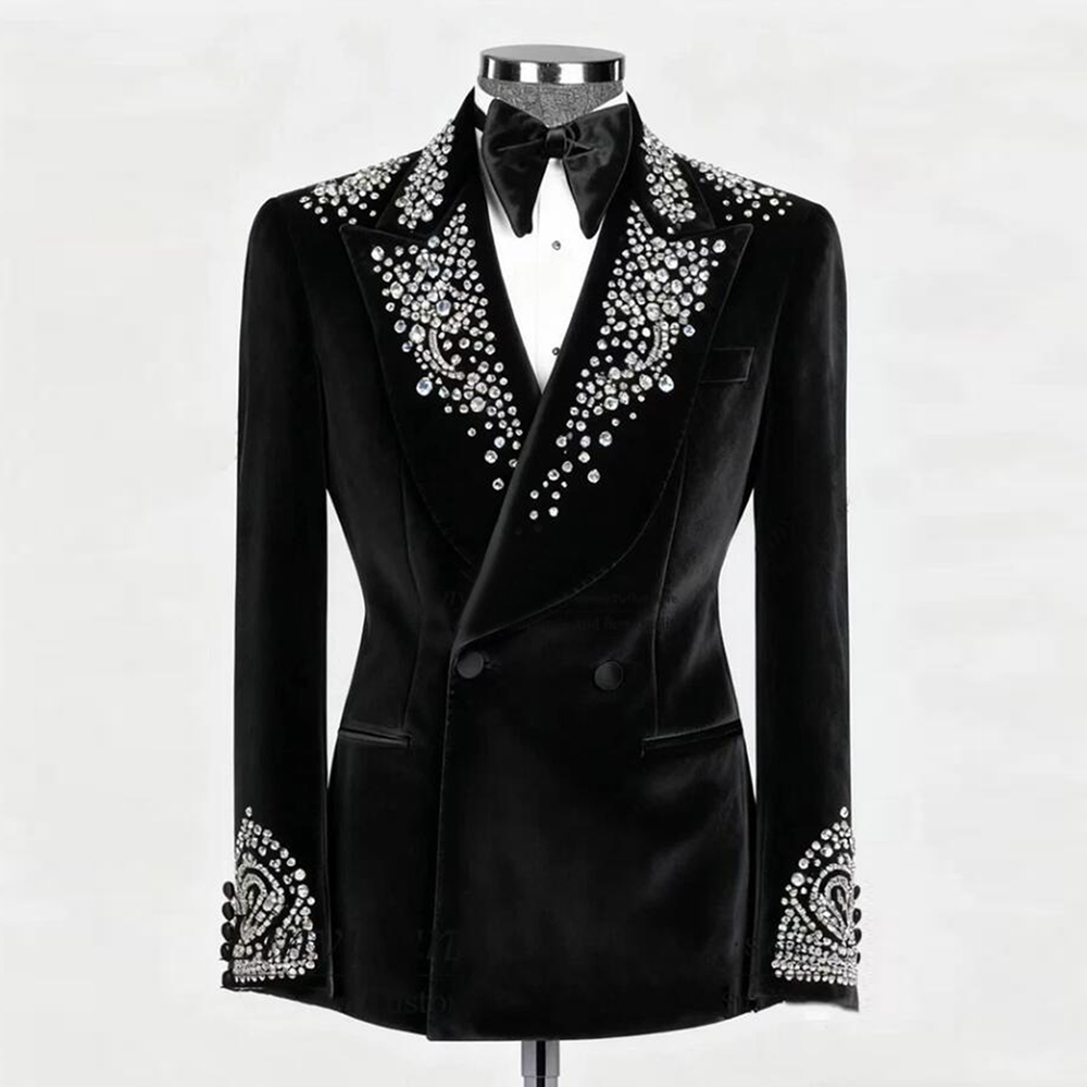Setelan Jas Mewah Pria 2 Poton - Men'S Formal Wear Attire ulasan dan harga