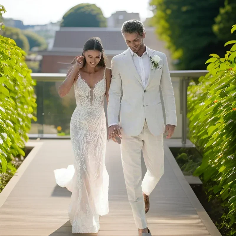 Linen tuksedo pernikahan pria, - Men'S Formal Wear Attire ulasan dan harga