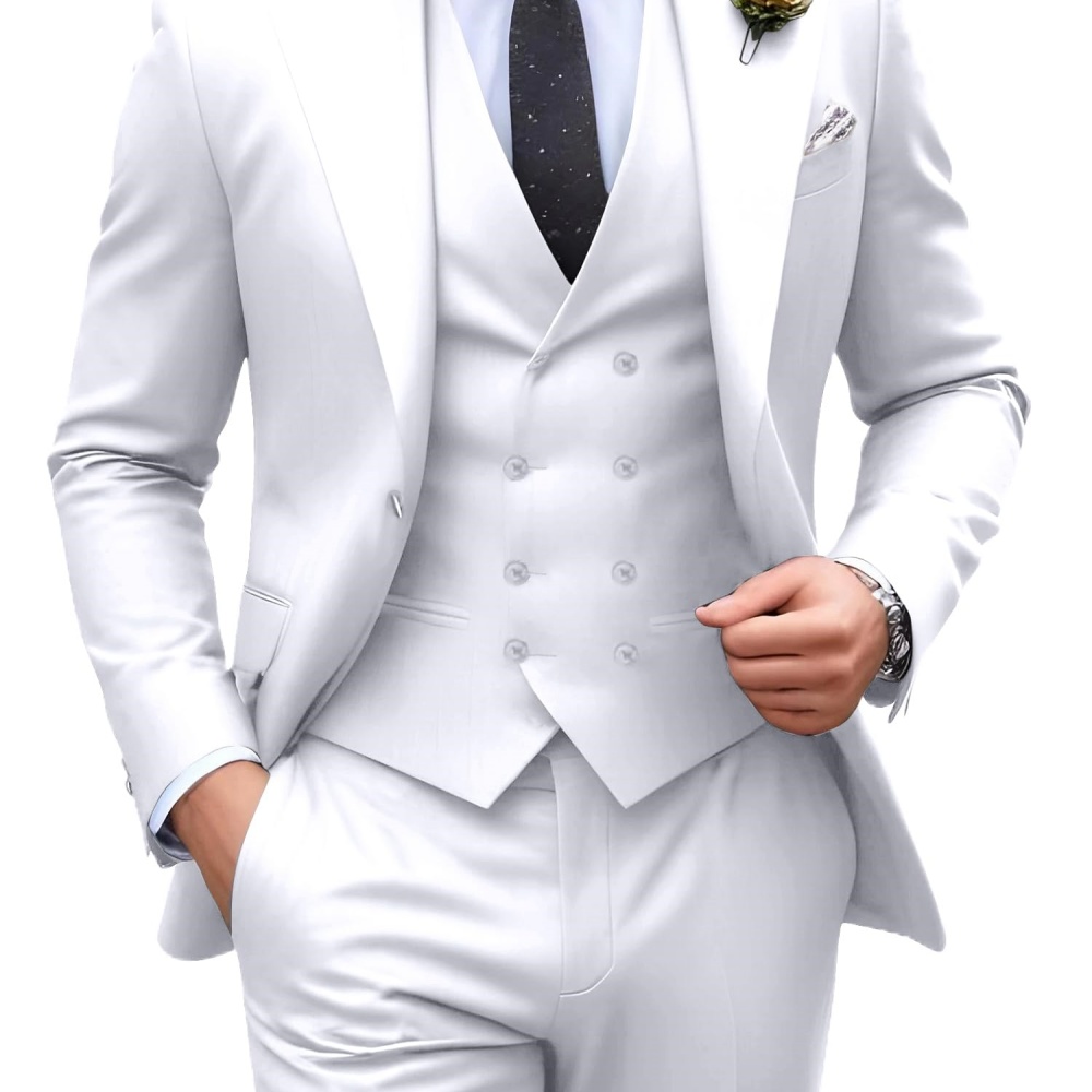 3 Stel Jas Pria Warna Solid Un - Men'S Formal Wear In Wedding ulasan dan harga