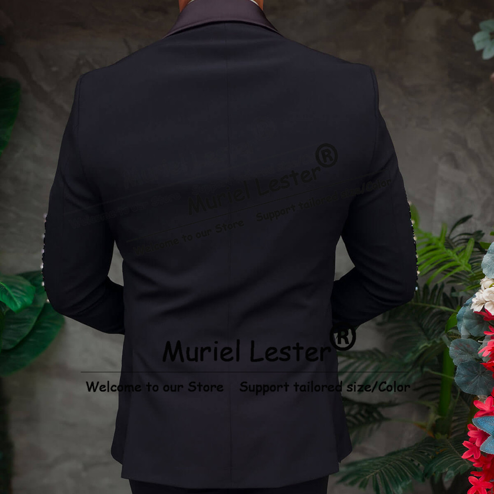 Jas Pria Slim Fit Berhias Kris - Men'S Formal Wear Attire ulasan dan harga