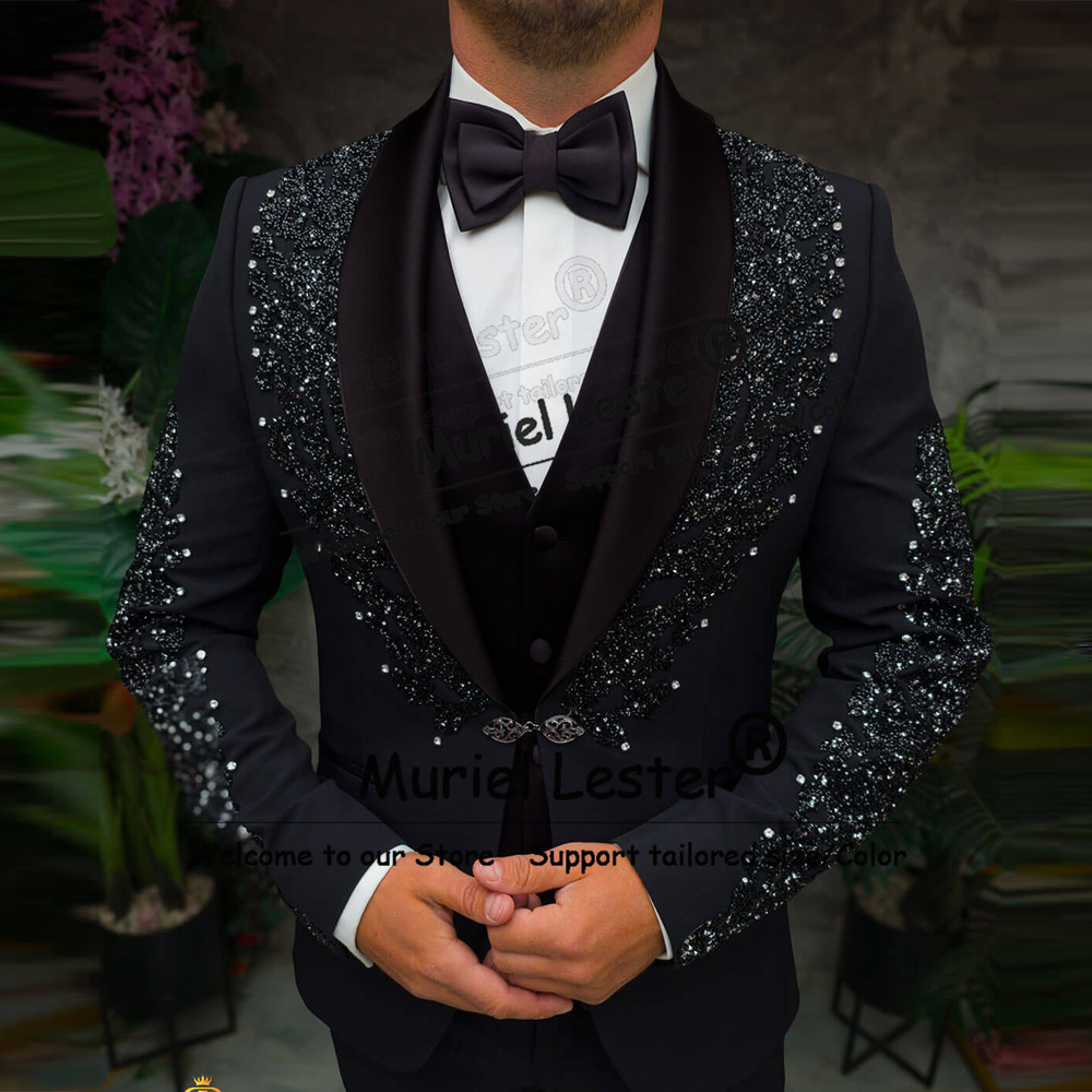 Jas Pria Slim Fit Berhias Kris - Men'S Formal Wear Attire ulasan dan harga