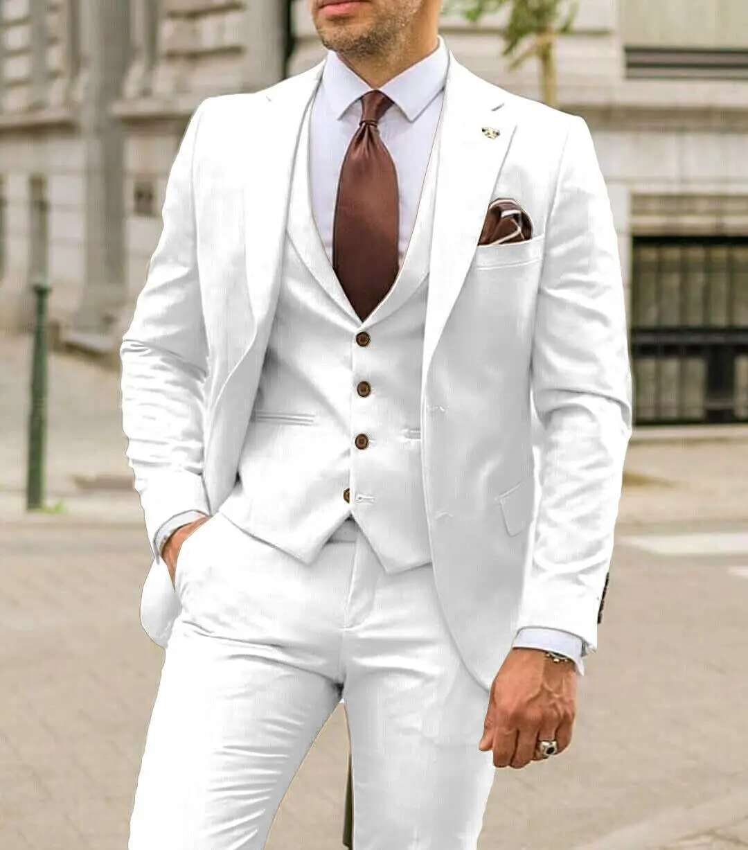 Setelan Jas Pria Kerah Notch S - Men Formal Wear For Dinner ulasan dan harga