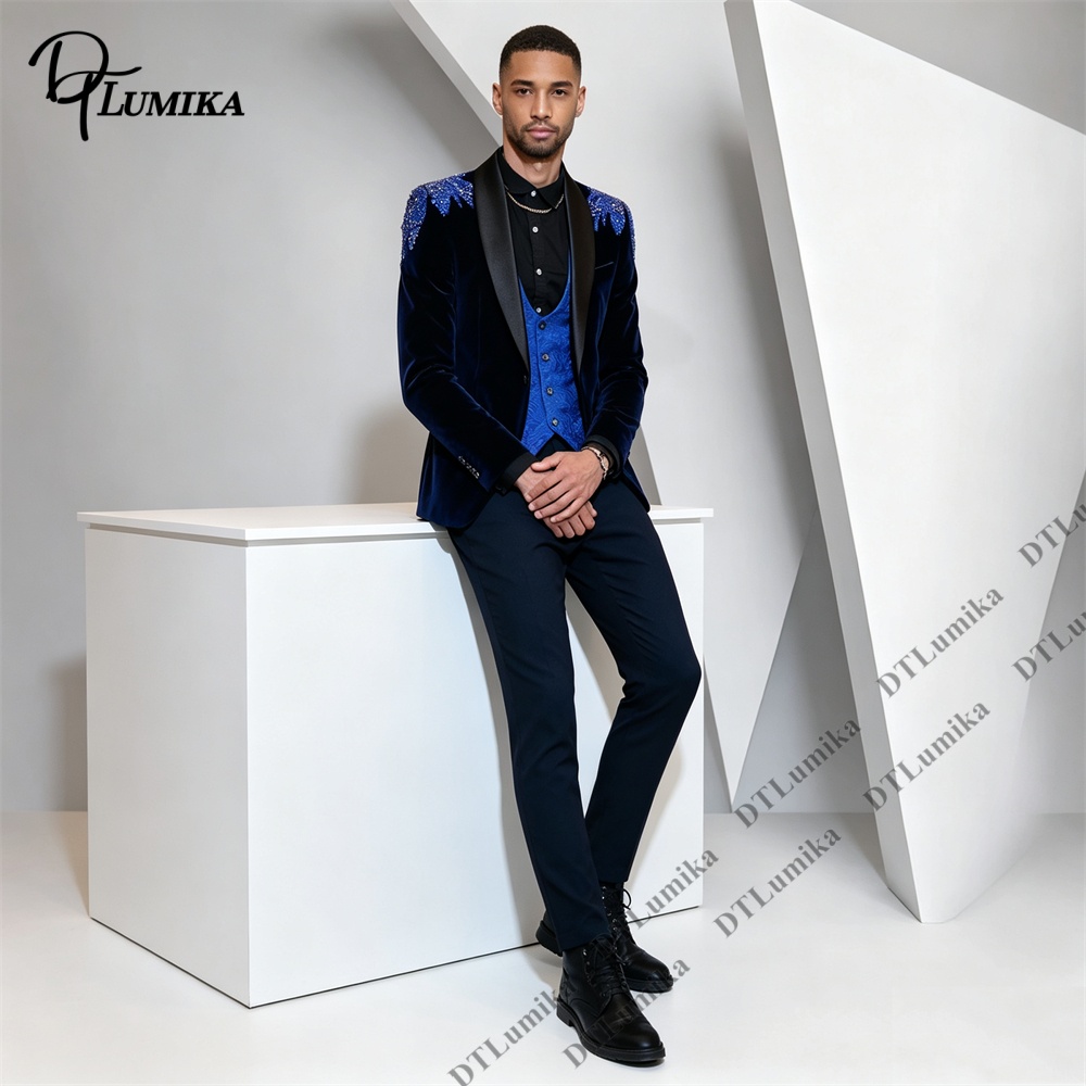 Setelan Pria 3 Potong Bahan Be - Men'S Formal Wear In Wedding ulasan dan harga
