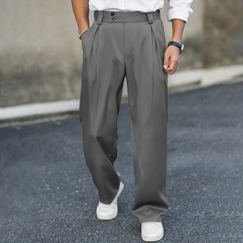 Celana Panjang Pria Model Kaki - Dress Pant Flat Front ulasan dan harga