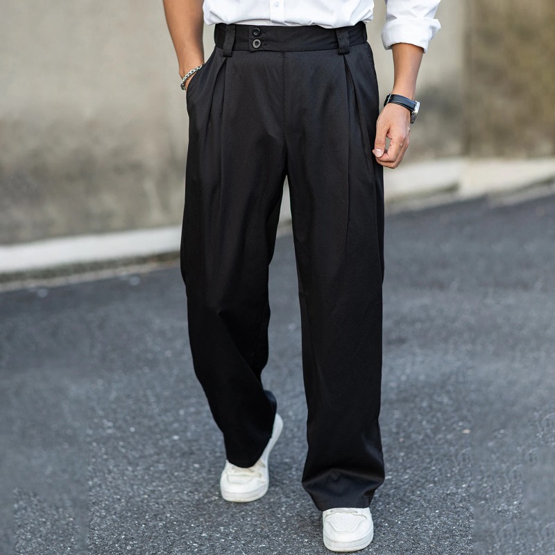 Celana Panjang Pria Model Kaki - Dress Pant Flat Front ulasan dan harga