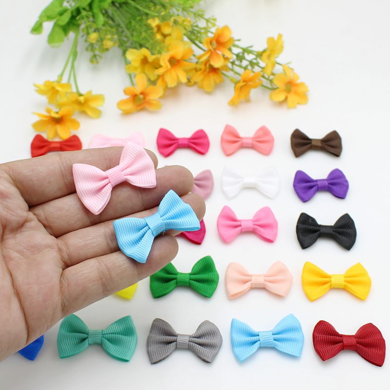 50 Buah 35*25Mm Pita Satin Dek - Satin Bow Tie ulasan dan harga