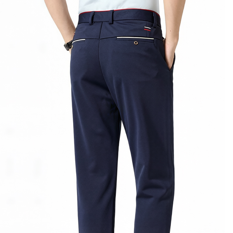 Celana Pria Musim Panas Kasual - Dress Pant Flat Front ulasan dan harga