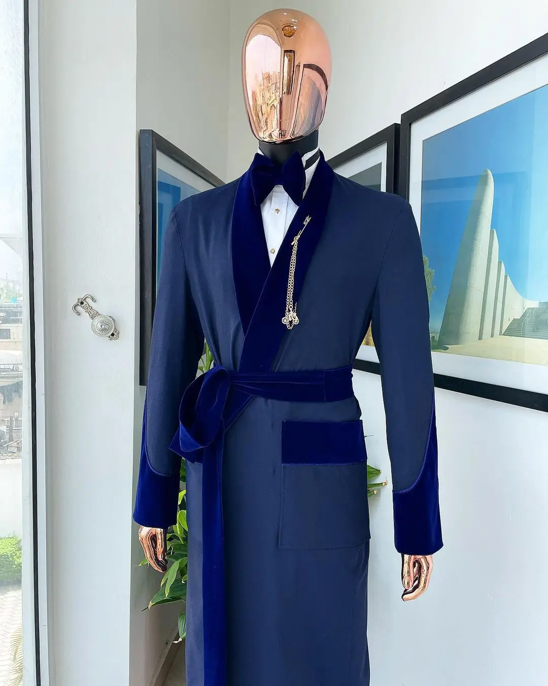 Jaket Panjang Pria Royal Blue, - Men'S Formal Wear In Wedding ulasan dan harga